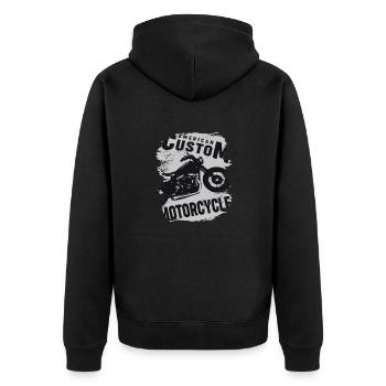 American Custom Motorcycle And Racing - Veste à capuche bio Premium Unisexe - noir - Dos - Nico (187cm)