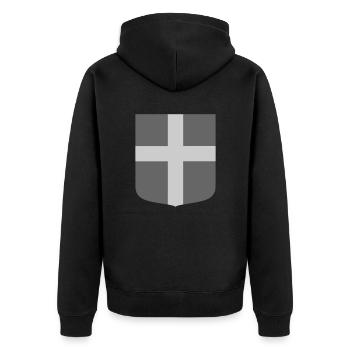 Bouclier tactique de l’ENG - Veste à capuche bio Premium Unisexe - noir - Dos - Nico (187cm)