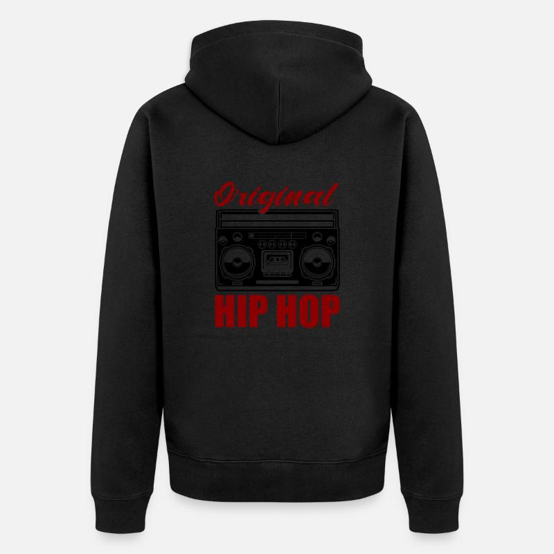 Original Hip Hop - Veste à capuche bio Premium Unisexe - noir