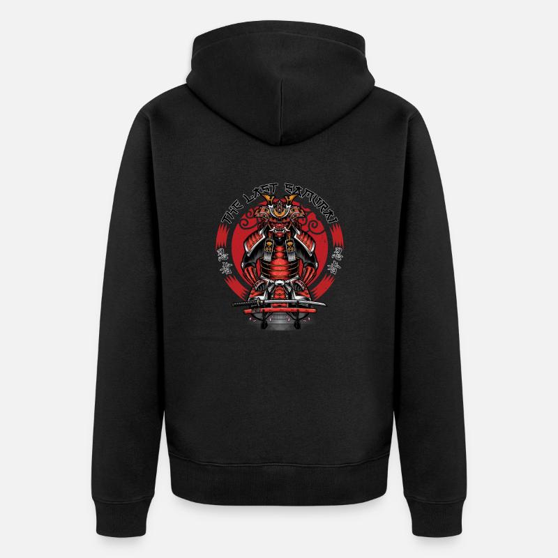 The last samurai - Veste à capuche bio Premium Unisexe - noir