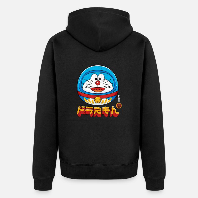 DORAEMON DARUMA - Veste à capuche bio Premium Unisexe - noir