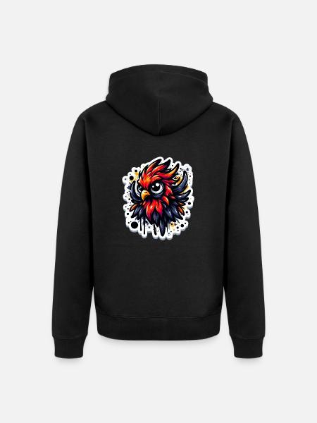 Black Phönix Inc - Unisex Premium Bio Zip Hoodie - Schwarz