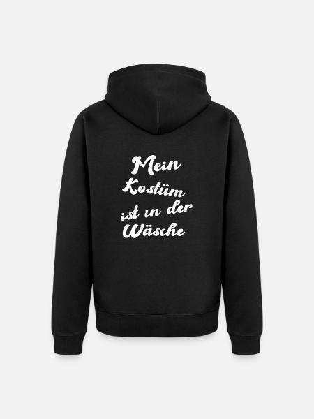 Costume Lingerie - Unisex Premium Organic Zip Hoodie - black