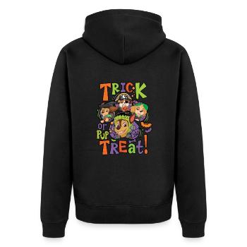 Paw Patrol Trick or Pup-Treat! Halloween Design - Veste à capuche bio Premium Unisexe - noir - Dos - Nico (187cm)