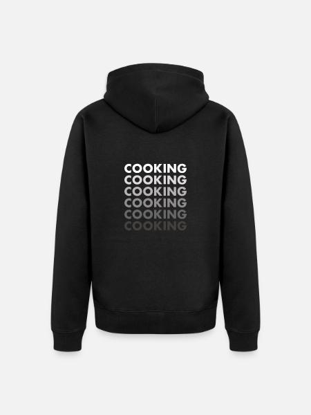 Cook Cooking - Unisex Premium Bio Zip Hoodie - Schwarz
