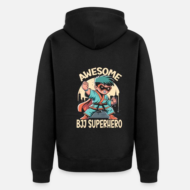 Jiu Jitsu - Veste à capuche bio Premium Unisexe - noir
