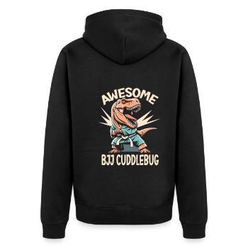 Jiu Jitsu - Veste à capuche bio Premium Unisexe - noir - Dos - Nico (187cm)