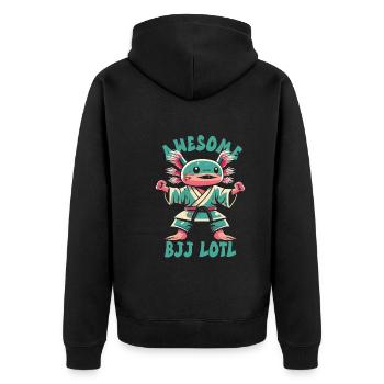 Jiu Jitsu - Veste à capuche bio Premium Unisexe - noir - Dos - Nico (187cm)
