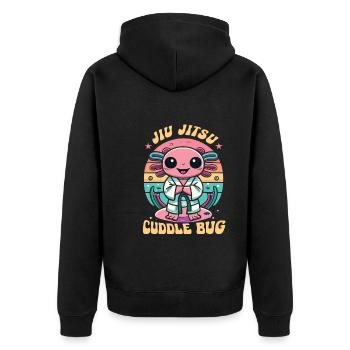 Jiu Jitsu - Veste à capuche bio Premium Unisexe - noir - Dos - Nico (187cm)