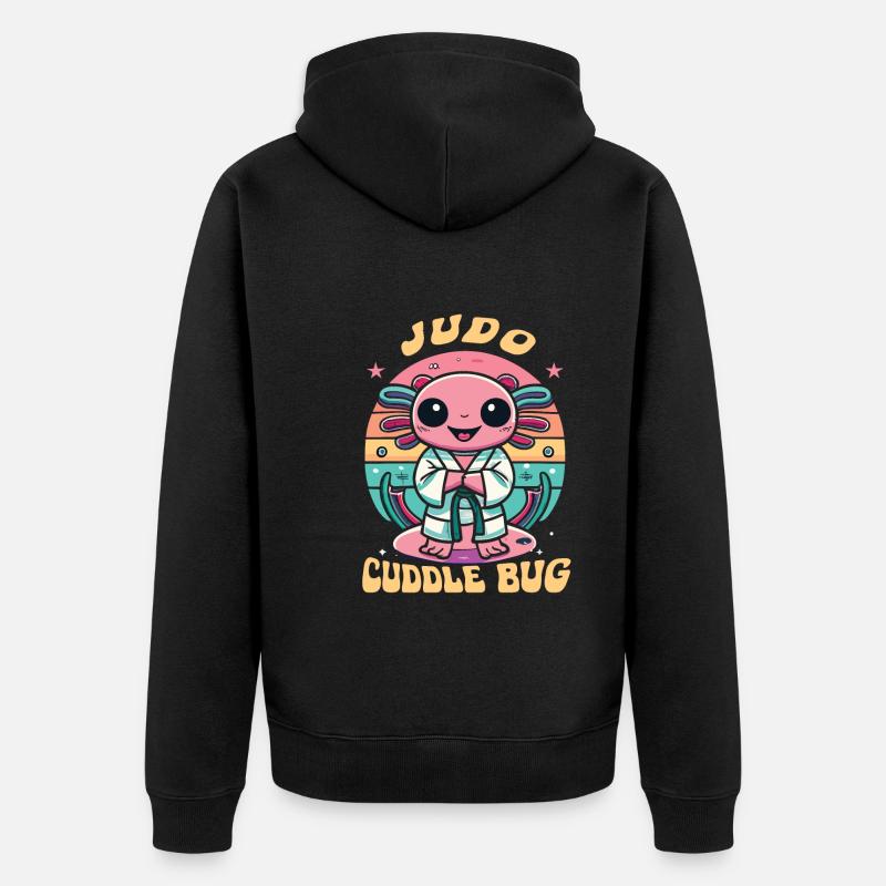 Judo - Veste à capuche bio Premium Unisexe - noir