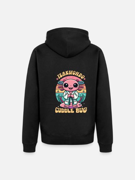 Teakwondo - Unisex Premium Organic Zip Hoodie - black