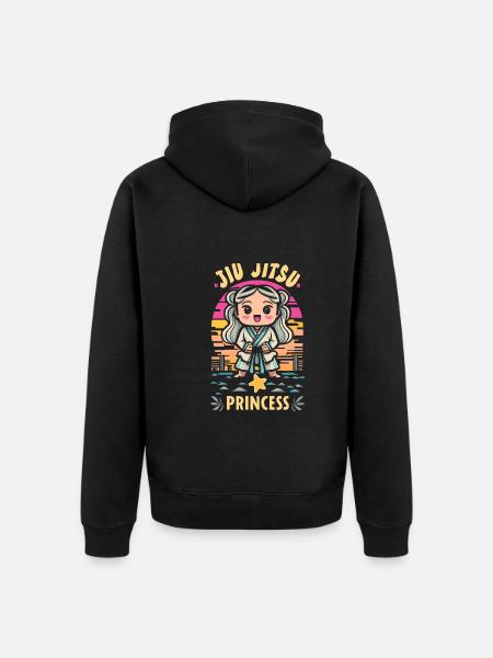 Jiu Jitsu - Unisex Premium Organic Zip Hoodie - black