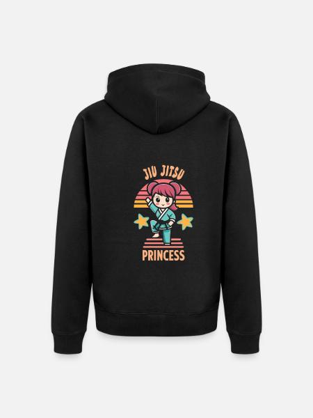 Jiu Jitsu - Unisex Premium Organic Zip Hoodie - black