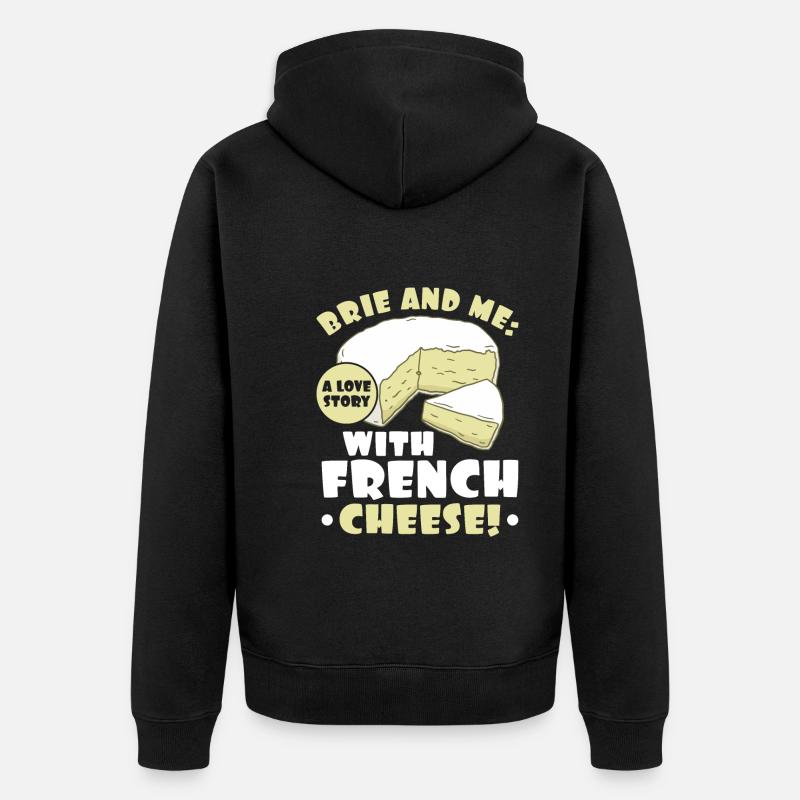 Cuisine française - Veste à capuche bio Premium Unisexe - noir