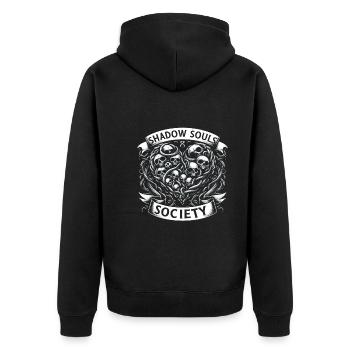Gothique - Veste à capuche bio Premium Unisexe - noir - Dos - Nico (187cm)