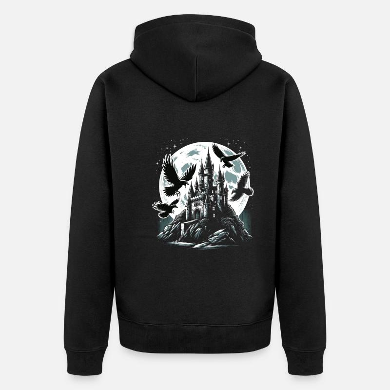 Gothique - Veste à capuche bio Premium Unisexe - noir