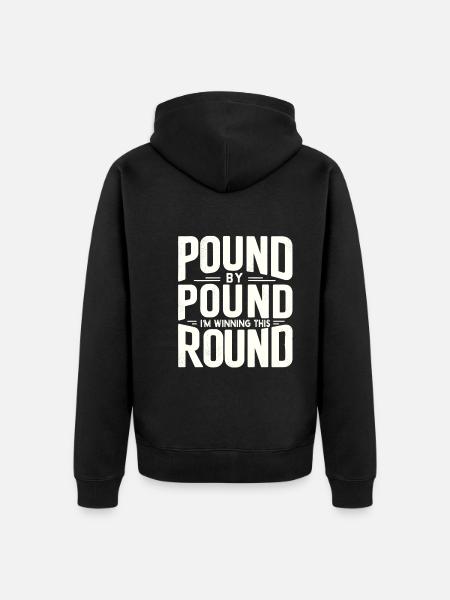 Decrease - Unisex Premium Organic Zip Hoodie - black