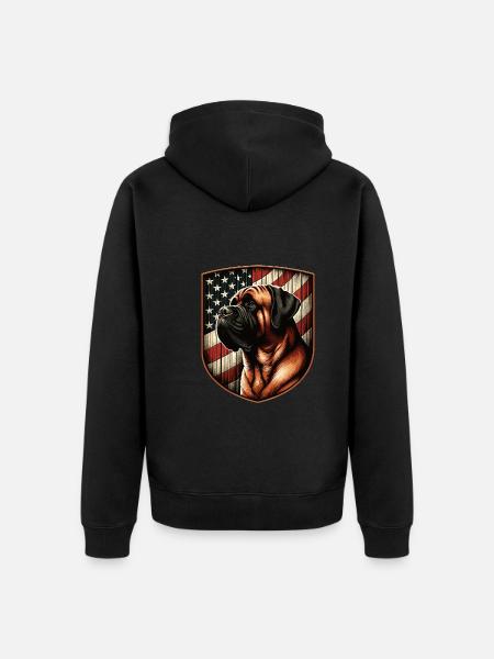 Bullmastiff - Unisex Premium Organic Zip Hoodie - black