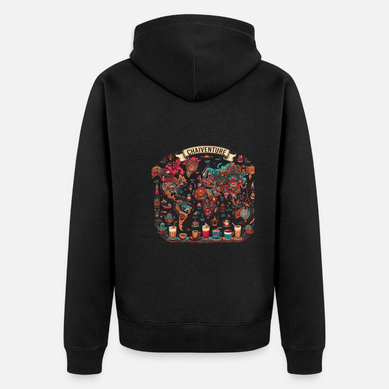 Chai - Veste à capuche bio Premium Unisexe - noir