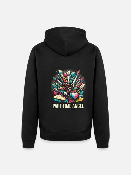Geriatric nurse - Unisex Premium Organic Zip Hoodie - black