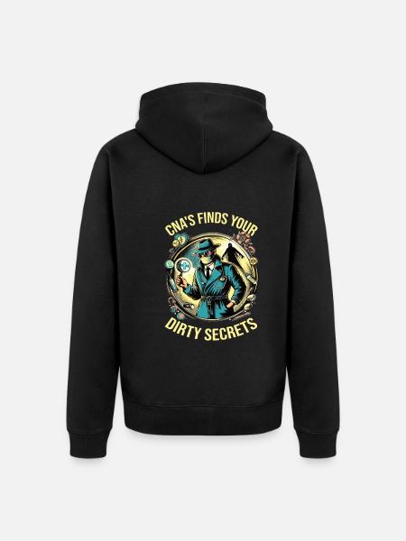Geriatric nurse - Unisex Premium Organic Zip Hoodie - black