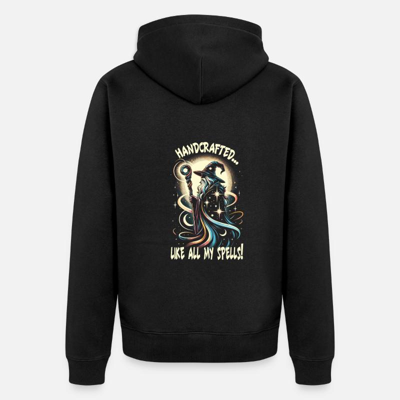 Mittelalter Markt - Unisex Premium Bio Zip Hoodie - Schwarz