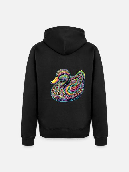 Hippie Festival - Veste à capuche bio Premium Unisexe - noir