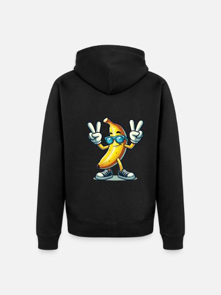Fripon - Veste à capuche bio Premium Unisexe - noir