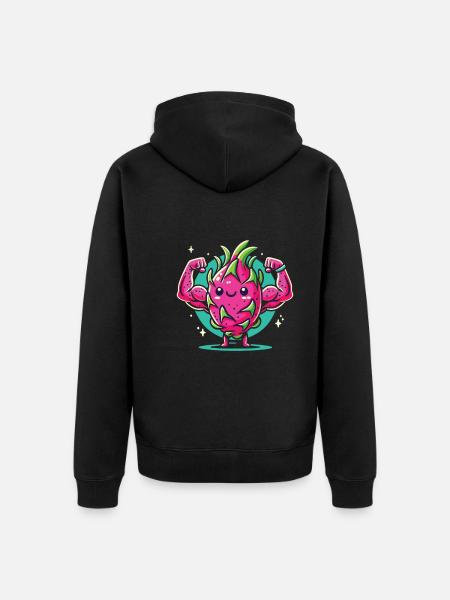 Rascal - Unisex Premium Organic Zip Hoodie - black
