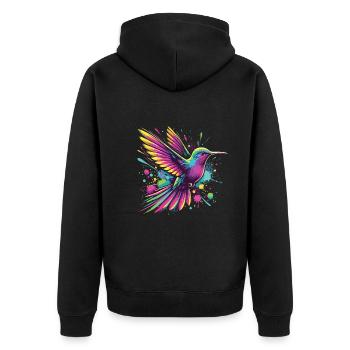 Exotique - Veste à capuche bio Premium Unisexe - noir - Dos - Nico (187cm)