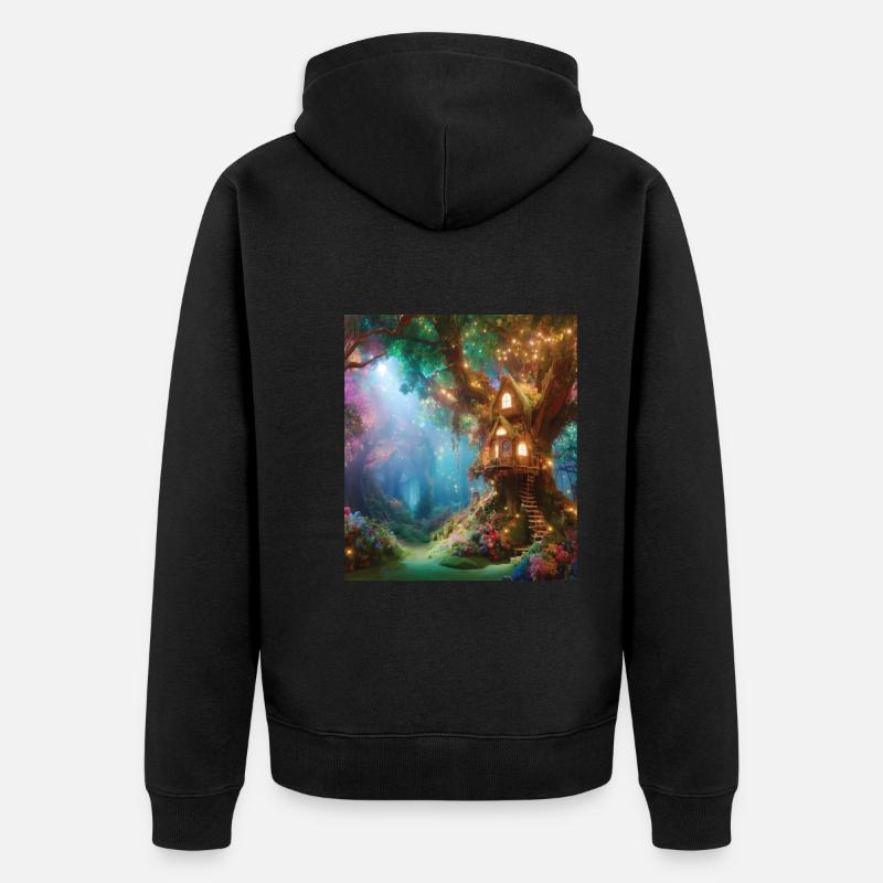 Conte - Veste à capuche bio Premium Unisexe - noir