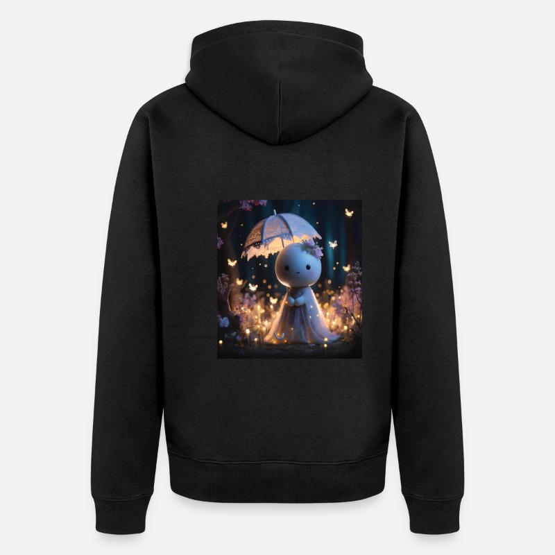 Märchen - Unisex Premium Bio Zip Hoodie - Schwarz