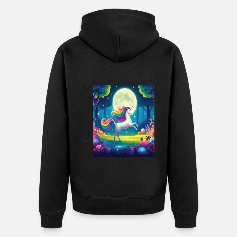 Märchen - Unisex Premium Bio Zip Hoodie - Schwarz