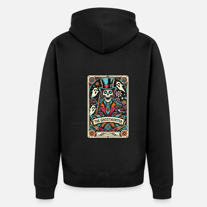 Halloween - Veste à capuche bio Premium Unisexe - noir