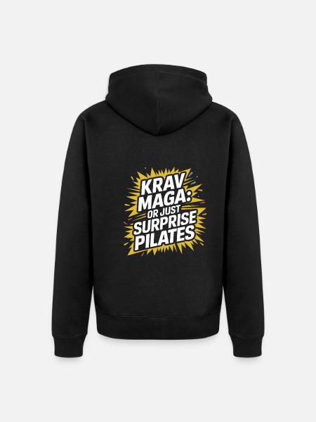 Krav Maga - Unisex Premium Organic Zip Hoodie - black