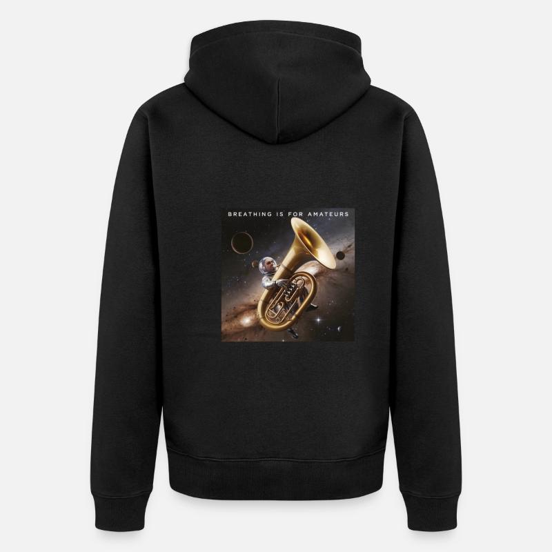 Sousaphone - Unisex Premium Bio Zip Hoodie - Schwarz