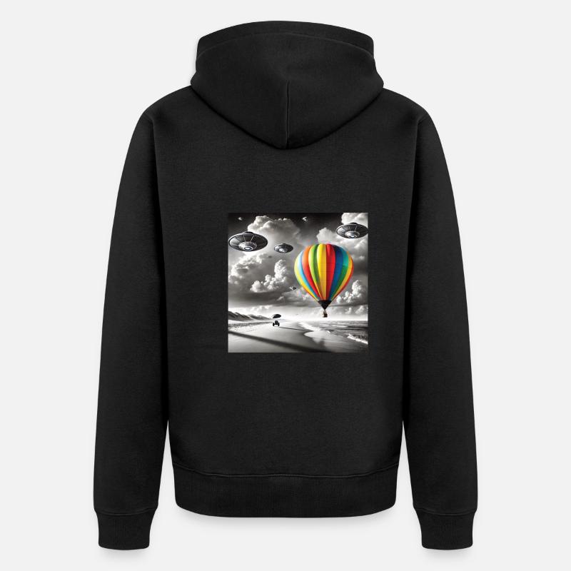 Ballon - Veste à capuche bio Premium Unisexe - noir