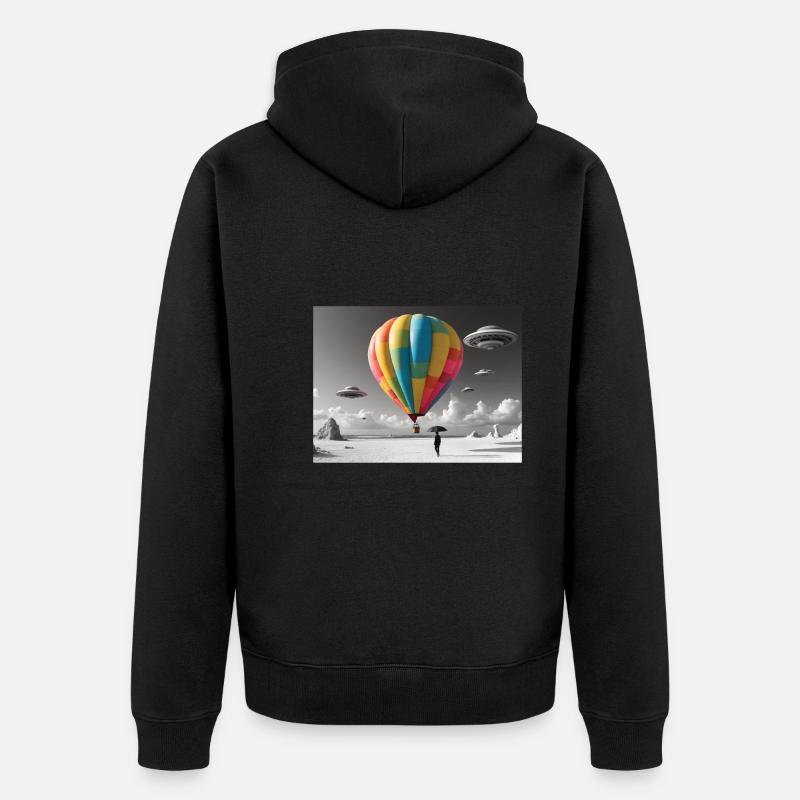 Ballon - Veste à capuche bio Premium Unisexe - noir