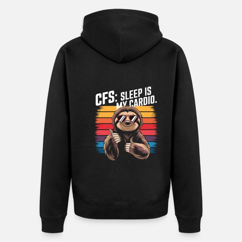 Humour de bureau - Veste à capuche bio Premium Unisexe - noir