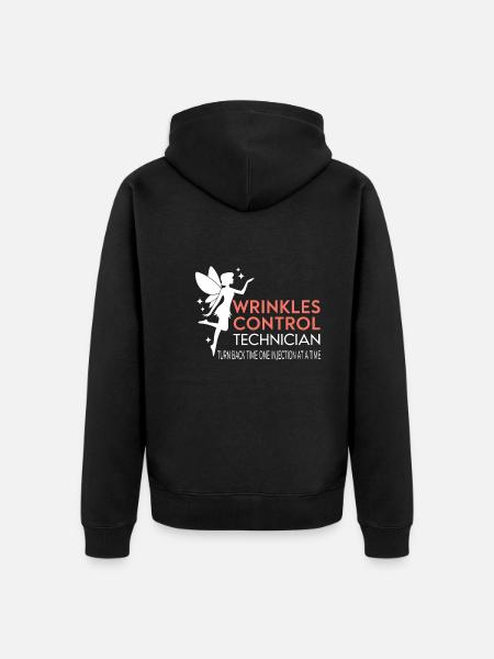 Beautician - Unisex Premium Organic Zip Hoodie - black
