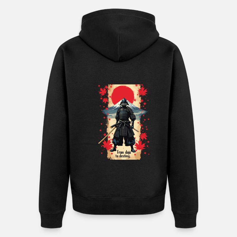 Kendo - Veste à capuche bio Premium Unisexe - noir