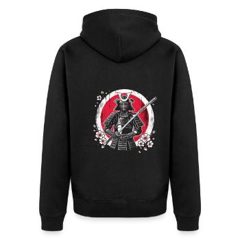 Kendo - Veste à capuche bio Premium Unisexe - noir - Dos - Nico (187cm)