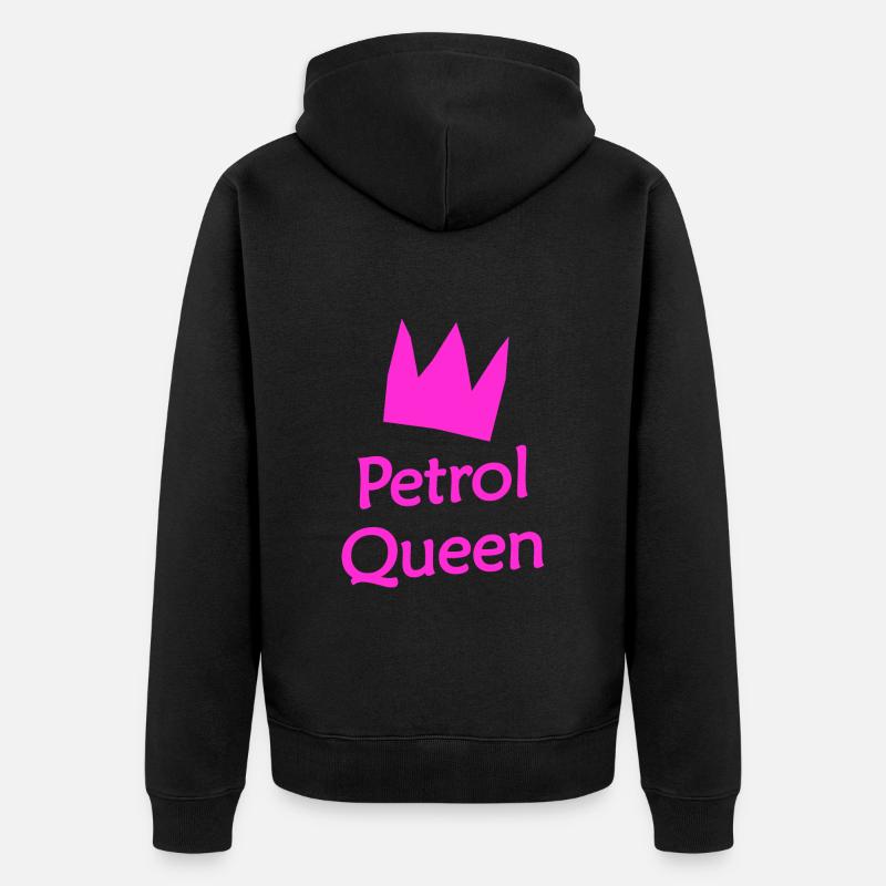 La reine de la route - Veste à capuche bio Premium Unisexe - noir