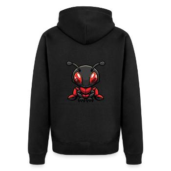 Bande dessinée Ant - Veste à capuche bio Premium Unisexe - noir - Dos - Nico (187cm)