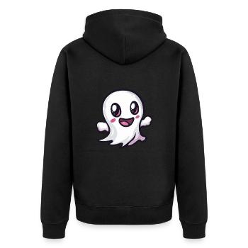 Fantôme Halloween Comic Baby - Veste à capuche bio Premium Unisexe - noir - Dos - Nico (187cm)