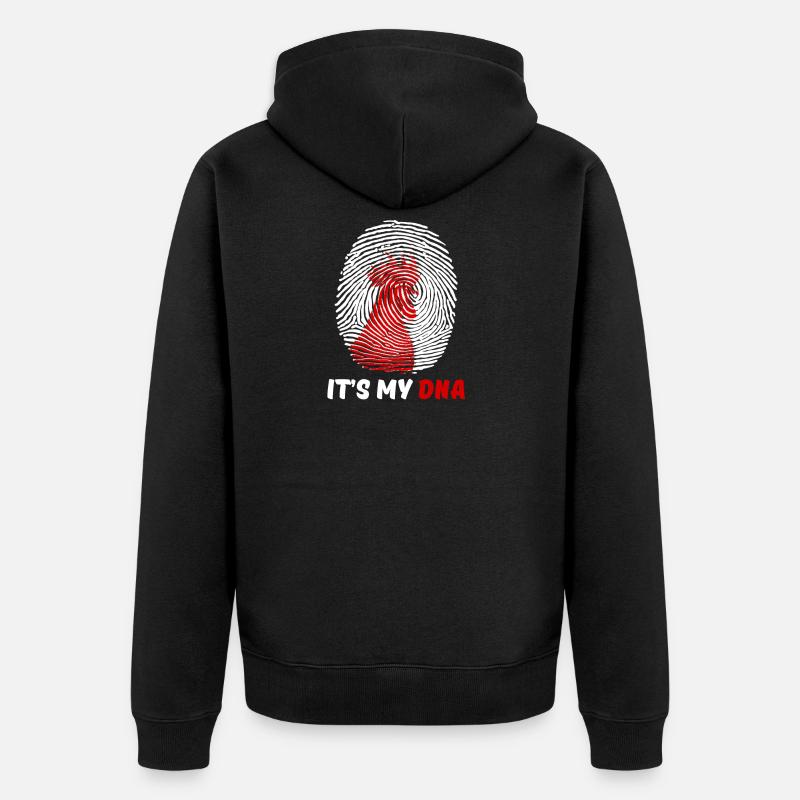 Poulet - Veste à capuche bio Premium Unisexe - noir