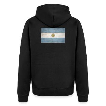 Argentine - Veste à capuche bio Premium Unisexe - noir - Dos - Nico (187cm)