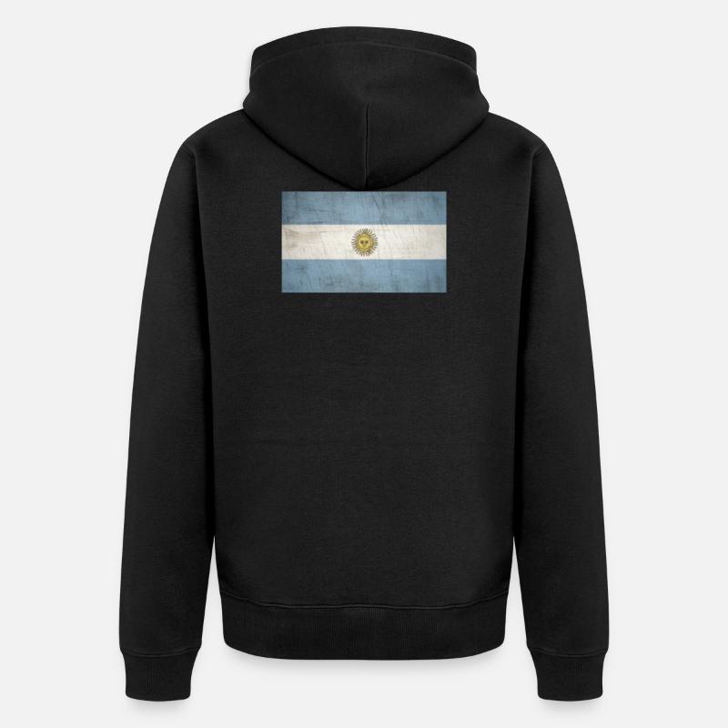 Argentine - Veste à capuche bio Premium Unisexe - noir