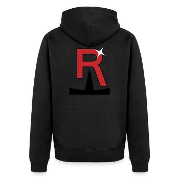 Team Rocket Stern - Veste à capuche bio Premium Unisexe - noir - Dos - Nico (187cm)