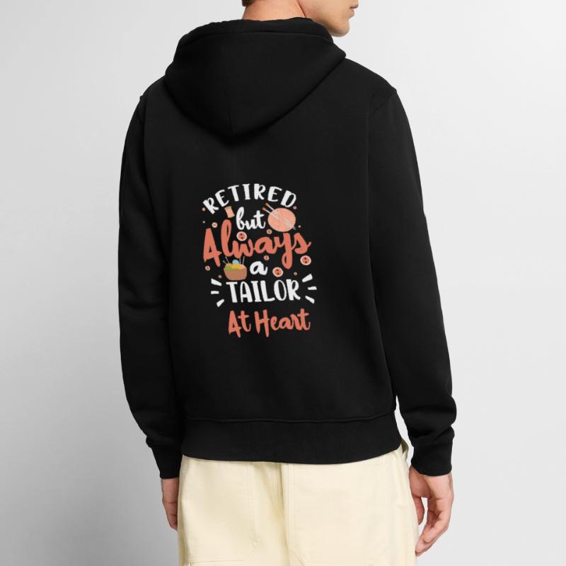 Tailor Thread Pants Bespoke Tailor Unisex Premium Organic Zip Hoodie